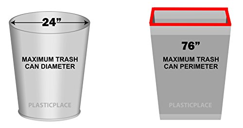 55-60 Gallon Red Garbage Bags for Heavy Duty Waste (50 Count)