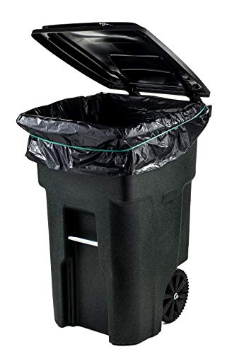 Heavy-Duty Black Trash Bags 64-65 Gallon Tote: 25 Count 50x60 Can Liners