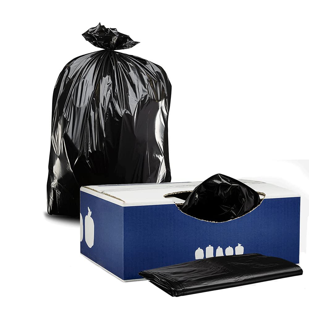 Trash bags for 55-60 gallon cans - 90 count (1.2 mil, black)